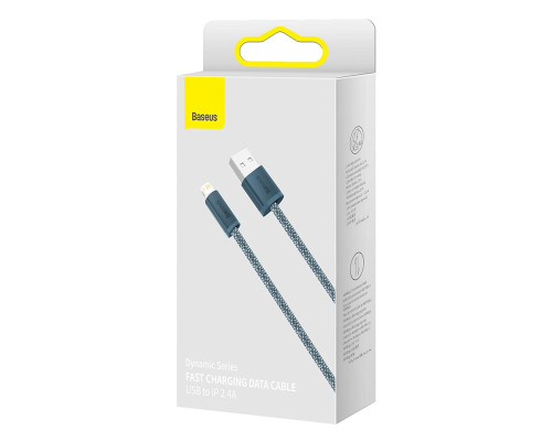 Кабель Baseus Dynamic Series USB-A to Lightning 12W 2.4A 1м (CALD000416) gray PLS-00-00148006