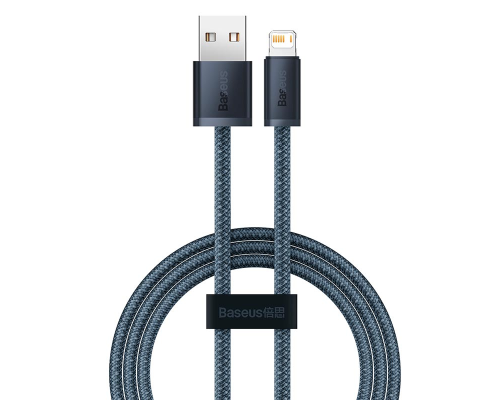 Кабель Baseus Dynamic Series USB-A to Lightning 12W 2.4A 1м (CALD000416) gray PLS-00-00148006