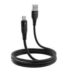 Кабель Proove Soft Silicone USB-A to Lightning 12W 2.4A 1м black PLS-00-00112637