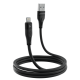 Кабель Proove Soft Silicone USB-A to Lightning 12W 2.4A 1м black PLS-00-00112637