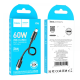 Кабель Hoco X96 Type-C to Type-C 60W 3A 0.25м black PLS-00-00123574