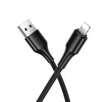 Кабель Hoco X120 USB-A to Lightning 12W 2.4A 1м black PLS-00-00146893