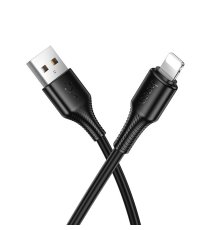 Кабель Hoco X120 USB-A to Lightning 12W 2.4A 1м black PLS-00-00146893