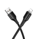 Кабель Hoco X120 USB-A to Lightning 12W 2.4A 1м black PLS-00-00146893