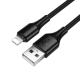 Кабель Hoco X120 USB-A to Lightning 12W 2.4A 1м black PLS-00-00146893