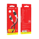 Кабель Borofone BX79 Silicone Type-C to Type-C 60W 3A 1м black PLS-00-00122240