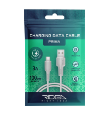 Кабель Ridea RC-M111 Prima USB-A to Micro USB 15W 3A 1м white PLS-00-00115731