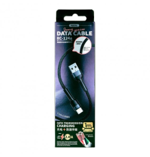 Кабель Remax RC-124a USB-A to Type-C 2.4A 1м black PLS-00-00050515