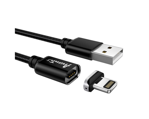 Кабель Avantis AC95i MagJet USB-A to Lightning 15W 3A 1м black PLS-00-00091449