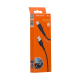 Кабель Borofone BX30 Silicone USB-A to Lightning 12W 2.4A 1м black PLS-00-00061603