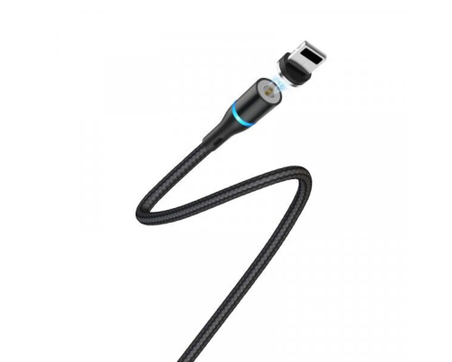 Кабель Borofone BU16 Skill Magnetic USB-A to Lightning 12W 2.4A 1.2м black PLS-00-00062068