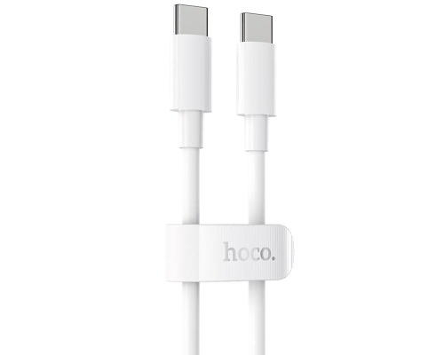Кабель Hoco X51 Type-C to Type-C 100W 5A 1м white PLS-00-00059148