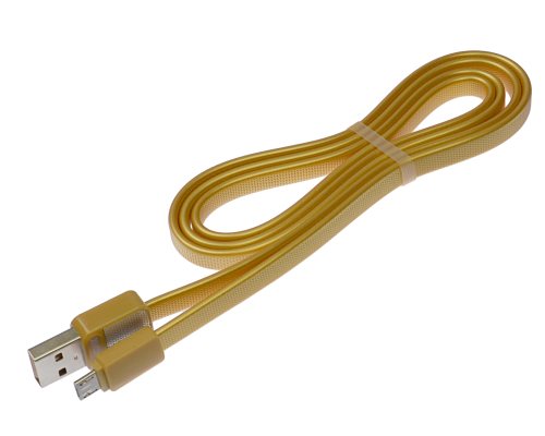 Кабель Remax RC-044m USB-A to Micro USB 2.4A 1м gold PLS-00-00014864