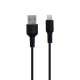 Кабель Borofone BX30 Silicone USB-A to Lightning 12W 2.4A 1м black PLS-00-00061603