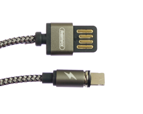 Кабель Remax RC-095i Magnetic USB-A to Lightning 1м gray PLS-00-00016563