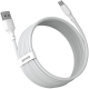 Кабель Baseus Simple Wisdom USB-A to Type-C 40W 5A 1.5м white (2pcs/set) PLS-00-00057238