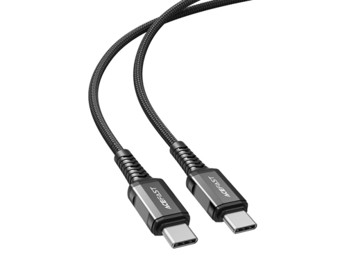 Кабель Acefast C1-03 Type-C to Type-C 60W 1.2м black PLS-00-00101581