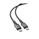 Кабель Acefast C1-03 Type-C to Type-C 60W 1.2м black PLS-00-00101581