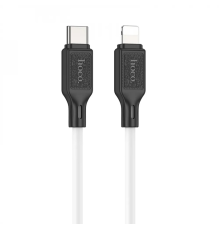 Кабель Hoco X90 Silicone Type-C to Lightning 20W 2.4A 1м white PLS-00-00114867