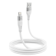 Кабель Proove Soft Silicone USB-A to Lightning 12W 2.4A 1м white PLS-00-00112638