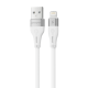 Кабель Proove Soft Silicone USB-A to Lightning 12W 2.4A 1м white PLS-00-00112638