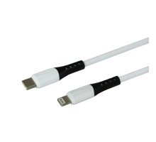Кабель Hoco X82 Silicone Type-C to Lightning 20W 3A 1м white PLS-00-00120409