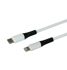 Кабель Hoco X82 Silicone Type-C to Lightning 20W 3A 1м white PLS-00-00120409