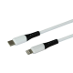 Кабель Hoco X82 Silicone Type-C to Lightning 20W 3A 1м white PLS-00-00120409