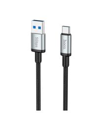 Мультимедійний кабель Hoco US10 USB-A to Type-C3.0 5Gbit/s 0.5м black PLS-00-00135570