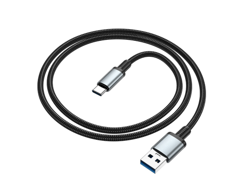 Мультимедійний кабель Hoco US10 USB-A to Type-C3.0 5Gbit/s 0.5м black PLS-00-00135570