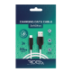 Кабель Ridea RC-M124 Soft USB-A to Type-C 15W 3A 1м black white PLS-00-00104446