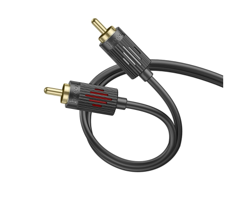 Audio кабель AUX Hoco UPA29 2RCA to dual RCA 1.5м black PLS-00-00127992