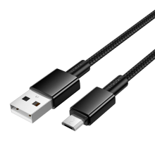 Кабель Hoco X119 USB-A to Micro USB 12W 2.4A 1м black PLS-00-00146894
