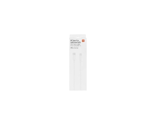 Кабель Xiaomi Mi USB-C to Lightning 3A 1м (Service) white PLS-00-00166212