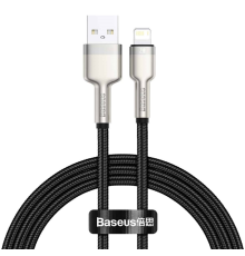 Кабель Baseus Cafule Metal USB-A to Lightning 20W 2.4A 2м (CALJK-B01) black PLS-00-00067237