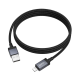 Кабель Hoco X118 USB-A to Lightning з дисплеєм 12W 2.4A 1м black PLS-00-00154609