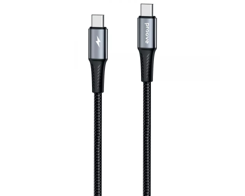 Кабель Proove WireX Type-C to Type-C 100W 5A 1.5м black PLS-00-00149411
