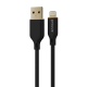 Кабель Proove Jelly Silicone USB-A to Lightning 12W 2.4A 1м black PLS-00-00134481