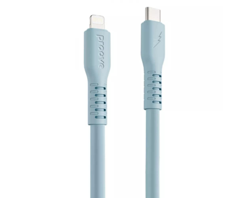 Кабель Proove Eternal Type-C to Lightning 27W 3A 2м light blue PLS-00-00134348