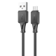 Кабель Hoco X101 USB-A to Micro USB 12W 2.4A 1м black PLS-00-00141102