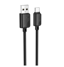Кабель Hoco X113 Beneficio USB-A to Type-C 15W 3A 1м black PLS-00-00139258