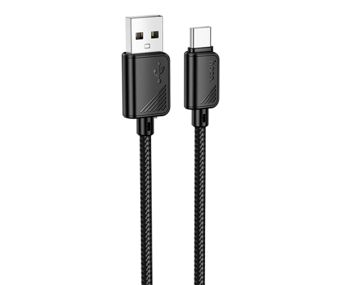 Кабель Hoco X113 Beneficio USB-A to Type-C 15W 3A 1м black PLS-00-00139258