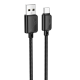 Кабель Hoco X113 Beneficio USB-A to Type-C 15W 3A 1м black PLS-00-00139258