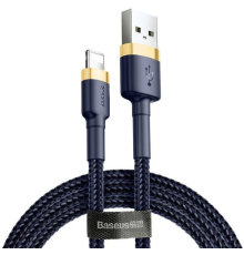 Кабель Baseus Cafule USB-A to Lightning 20W 2.4A 1м (CALKLF-BV3) blue gold PLS-00-00044273