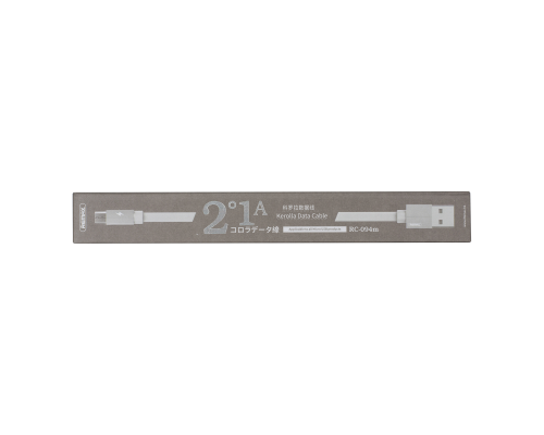 Кабель Remax RC-094m USB-A to Micro USB 12W 2.4A 2м white PLS-00-00023813