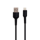Кабель Borofone BX16 USB-A to Lightning 12W 2.4A 1м black PLS-00-00052863
