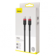 Кабель Baseus Cafule Type-C to Type-C PD+QC3.0 100W 5A 2м (CATKLF-AL91) black red PLS-00-00061038