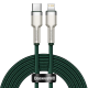 Кабель Baseus Cafule Metal Type-C to Lightning 20W 2.4A 1м (CATLJK-A06) green PLS-00-00089723