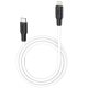 Кабель Hoco X21 Plus Silicone Type-C to Lightning 20W 1м black white PLS-00-00067284