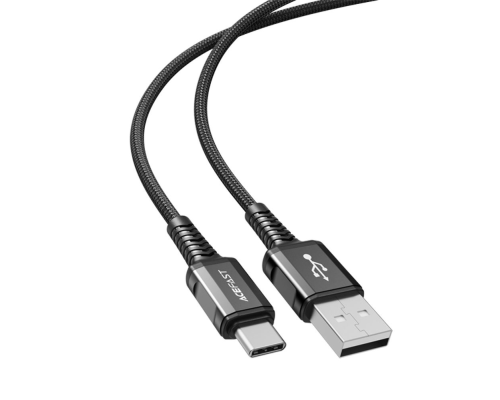 Кабель Acefast C1-04 USB-A to Type-C 15W 3A 1.2м black PLS-00-00101582